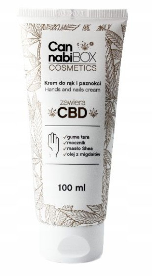 CannabiBOX Krem do suchych rąk z CBD 100ml