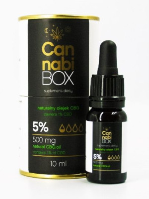 CANNABI BOX olejek CBG 5% CERTIFIKOWANY 10 ml