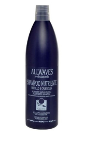 ALLWAVES Szampon odżywczy po koloryzacji jagoda i nagietek 1000 ml