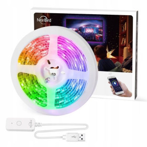 Taśma LED WiFi zdalne sterowanie, pasek 2,8m RGB aplikacja TUYA SMART