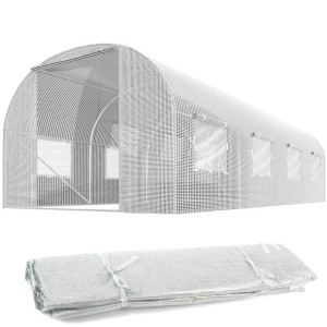 Folia na tunel ogrodowy szklarnie zamienna UV 2,5x4m (10m2) biała Plonos