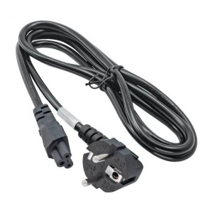 Kabel zasilający do notebooka koniczynka Akyga 250V/50Hz 1,5m