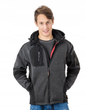 Kurtka Męska Termoaktywna Softshell z Wełną r XXL