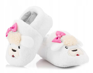 Ciepłe buciki niemowlęce r. 6-12 miesięcy dł.12 cm