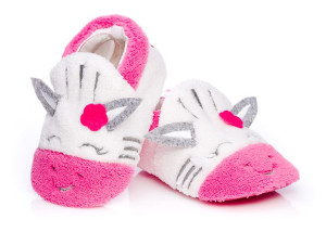 Ciepłe buciki niemowlęce r. 0-6 miesięcy dł. 10 cm