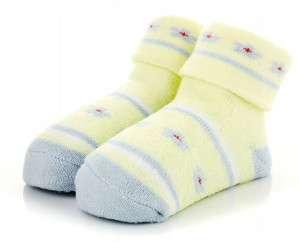 Skarpetki niemowlęce frotka, bawełna 6-12 m.