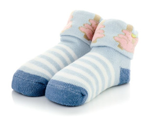 Skarpetki niemowlęce frotka, bawełna 6-12 m.