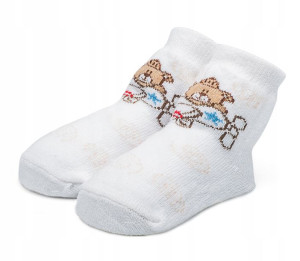 Bawełniane skarpetki niemowlęce 6-12 m. ABS
