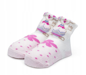 Bawełniane skarpetki niemowlęce 6-12 m. ABS