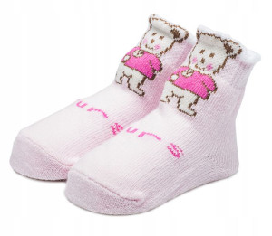 Bawełniane skarpetki niemowlęce 6-12 m. ABS