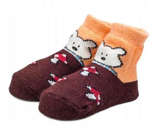 Bawełniane skarpetki niemowlęce 6-12 m. ABS