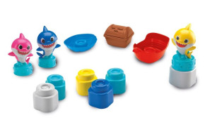 Zestaw Clemmy miękkie klocki Baby Shark 10m+ Clementoni