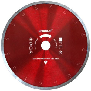 Dedra Tarcza Diamentowa Slim Do Glazury, Gresu 180mmx25,4mm H1064e