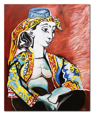 Obraz olejny ręcznie malowany Pablo Picasso kopia 80x100cm