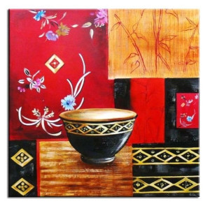 Obraz olejny ręcznie malowany na płótnie 60x60cm misa