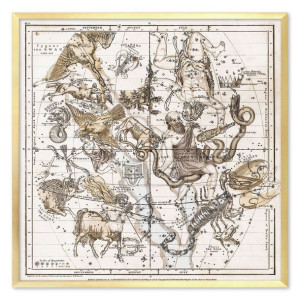 Obraz Mapa Plan Szkic 63x63cm