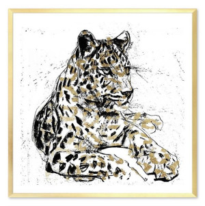 Obraz na płótnie pantera 63x63cm
