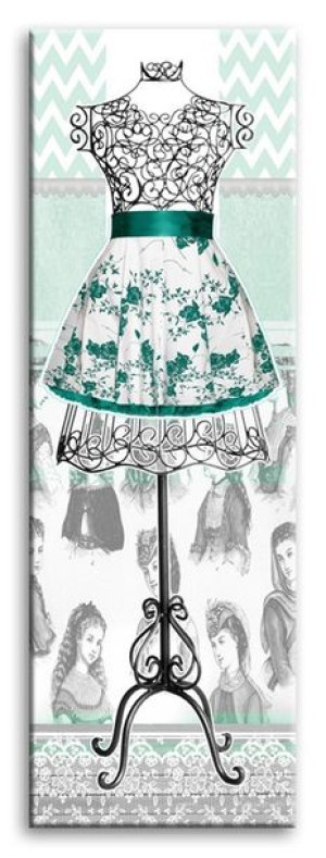 Obraz wieszak na ubrania retro 150x50cm