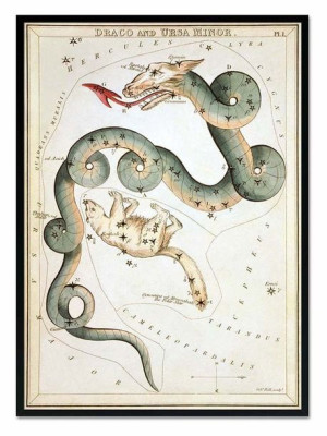 Obraz Mapa Plan Szkic 53x73cm