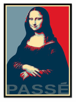 Obraz Mona Lisa pop Art 53x73cm