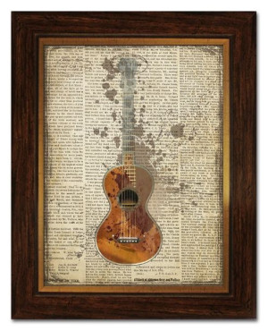 Obraz stara gazeta retro 37x47cm