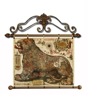 Obraz Mapa Plan Szkic 67x72cm