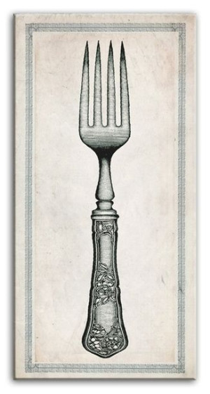 Obraz do kuchni sztućce 90x45cm