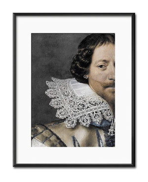Obraz z motywem Royal królewski szyk 21x26cm
