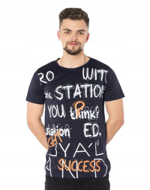 Koszulka Podkoszulek T-shirt Męski Top KM24-12 XL