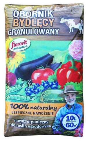 Florovit Pro Natura Obornik Granulowany Bydlęcy 10l