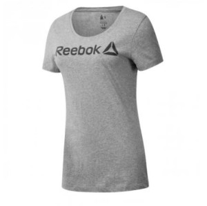 Koszulka damska REEBOK szara CF4454  bawełna