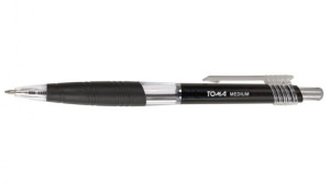Długopis automatyczny TOMA  medium TO-038 czarny