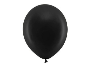 Balony Lateksowe Rainbow Pastel Czarne 30cm 10 Szt
