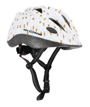Kask dziecięcy Nils MTV65 Biały roz. M (54-58cm)