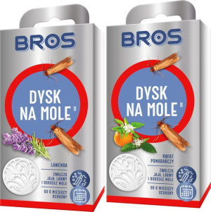 BROS dysk na mole 1x Lawenda + 1x Kwiat Pomarańczy