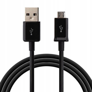 Kabel Do Telefonu Micro Usb Uniwersalny Czarny 1m