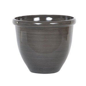 Doniczka ⌀ 49 cm brązowa TESALIA