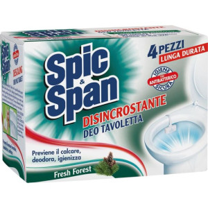 Spic&Span kostka WC odkamienianie 4sztuki