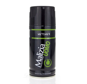 MALIZIA Uomo Vetyver dezodorant dla mężczyzn 150ml