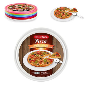 Talerz do serwowania pizzy Plastic Forte 35,5 cm