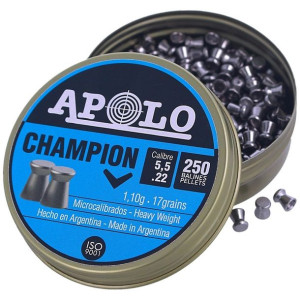 Śrut Apolo Champion 5.5mm 250 Sztuk