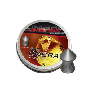 Śrut Diabolo Umarex Cobra Pointed Ribbed 4,5mm 500 Sztuk