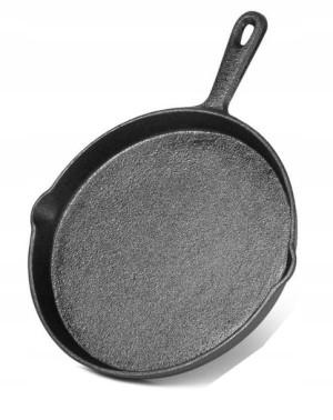 Patelnia Żeliwna Do Naleśników 20cm. Fissman Dania