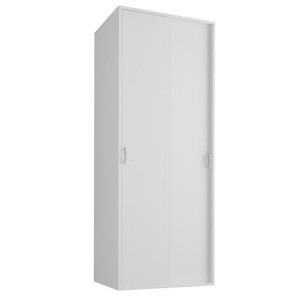 Szafa przesuwna ubraniowa 70cm 2 drzwi biała U-70P