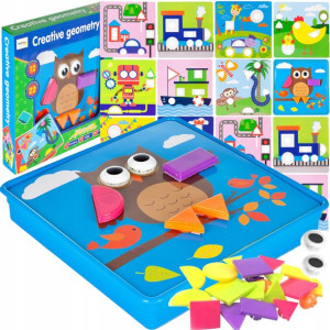 Puzzle Figury Geometryczne Kreatywna Układanka 3d
