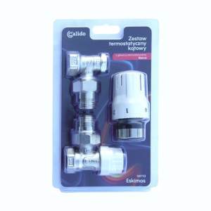Zestaw Termostatyczny Kątowy 1/2" Calido