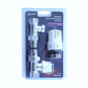 Zestaw Termostatyczny Prosty 1/2" Calido