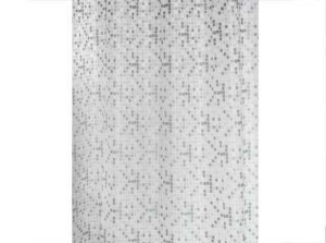 Zasłonka Prysznicowa Peva Mosaic Silver Bisk