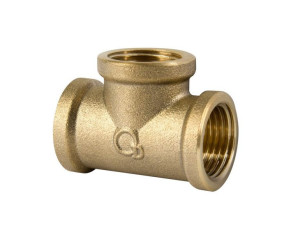 Trójnik 1/2" Mosiądz