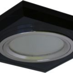 Oprawa Ll Ingles Mr16 Dl225 Kwadratowy Czarny Glass
